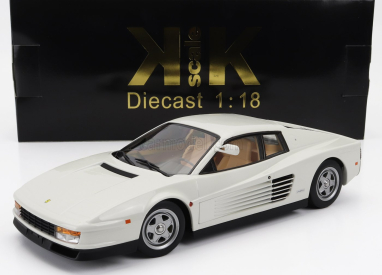Kk-scale Ferrari Testarossa Mki Usa Version 1984 Monodado Monospecchio 1:18 Bílá