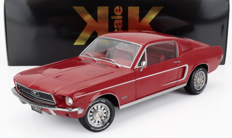 Kk-scale Ford usa Mustang Gt Fastback Coupe 1968 1:12 Red