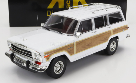 Kk-scale Jeep Grand Wagoneer 1989 1:18 Bílé Dřevo