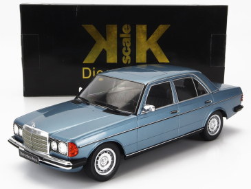 Kk-scale Mercedes benz E-class 230e (w123) 1975 1:18 Světle Modrá Met