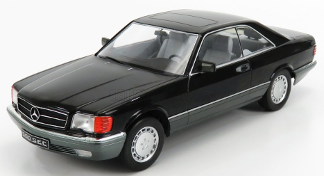 Kk-scale Mercedes benz S-class 560sec (c126) Coupe 1985 1:18 Black