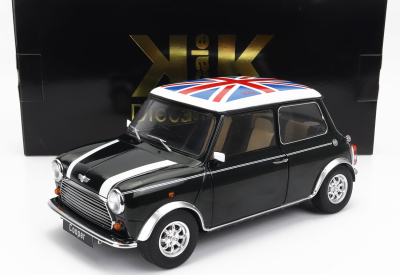 Kk-scale Mini Cooper Rhd 1992 With Union Jack 1:12 Zelená Bílá