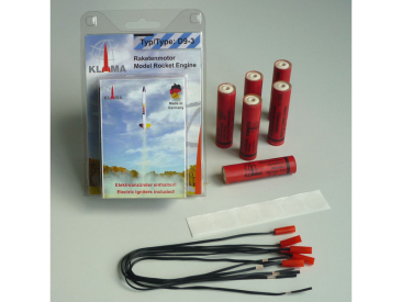 Klima raketový motor D9-3 EL (6ks)