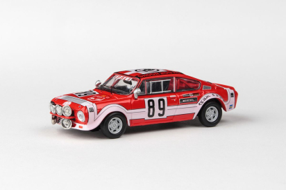 Abrex Škoda 200RS (1974) 1:43 - Rallye Šumava 1975 #89 Šedivý - Janeček
