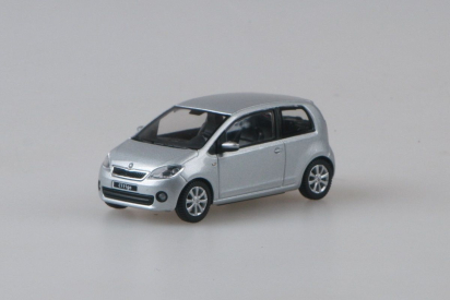 Abrex Škoda Citigo 3dveřové (2011) 1:43 - Stříbrná Brilliant Metalíza