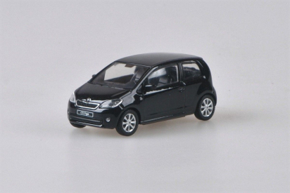 Abrex Škoda Citigo 3dveřové (2011) 1:43 - Černá Deep Metalíza