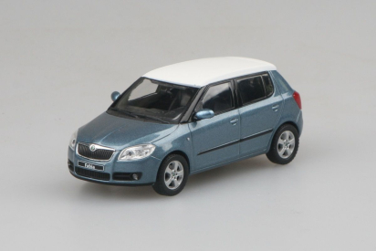 Abrex Škoda Fabia II (2006) 1:43 - Šedá Satin Metalíza