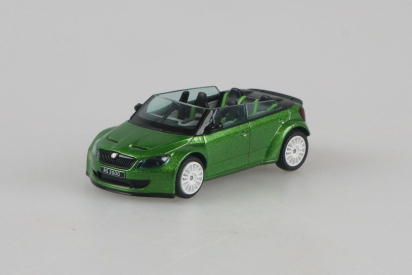 Abrex Škoda Fabia II FL RS2000 Concept (2011) 1:43 - Zelená Rallye Metalíza