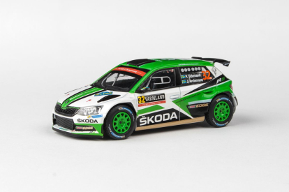 Abrex Škoda Fabia III R5 (2015) 1:43 - Rally Sweden 2017 #32 Tidemand - Andersson