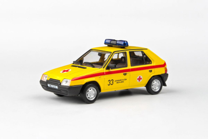 Abrex Škoda Favorit 136L (1988) 1:43 - Záchranná Služba Města Brna