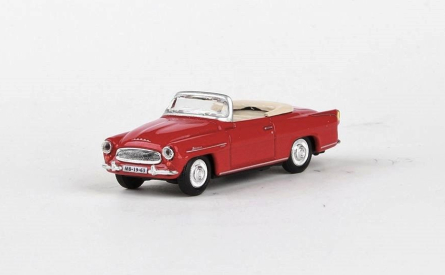 Abrex Škoda Felicia Roadster (1963) 1:72 - Červená Tmavá