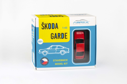 Abrex Škoda Garde (1982) 1:43 - Červená Šípková - Stavebnice