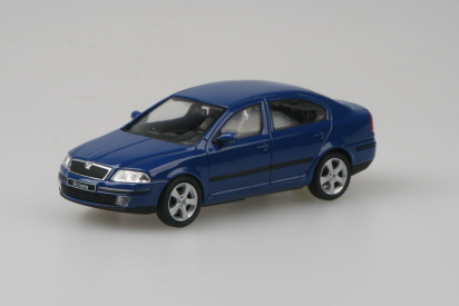 Abrex Škoda Octavia II (2004) 1:43 - Modrá Dynamic Uni
