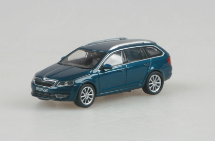 Abrex Škoda Octavia III Combi (2013) 1:43 - Modrá Lava Metalíza