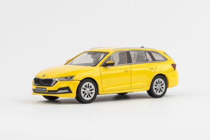 Abrex Škoda Octavia IV Combi (2020) 1:43 - Žlutá Telecom