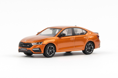 Abrex Škoda Octavia IV RS (2020) 1:43 - Oranžová Phoenix Metalíza
