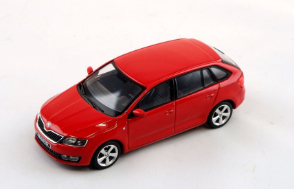 Abrex Škoda Rapid Spaceback (2013) 1:43 - Červená Corrida Uni