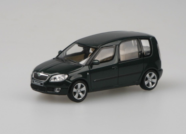 Abrex Škoda Roomster (2006) 1:43 - Zelená Highland Metalíza