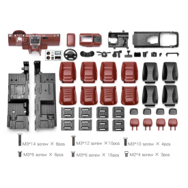 Kompletní interier pro TRX-4 G500 a TRX-6 Mercedes-Benz G63, nabarvený