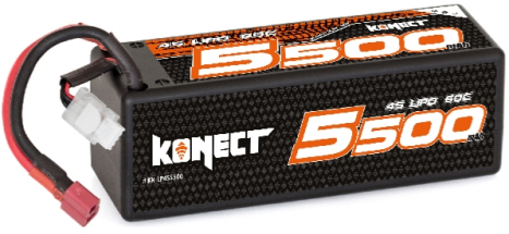 KONECT LiPo 5500mah 14.8V 60C 4S1P 81,4Wh (T-Dean )