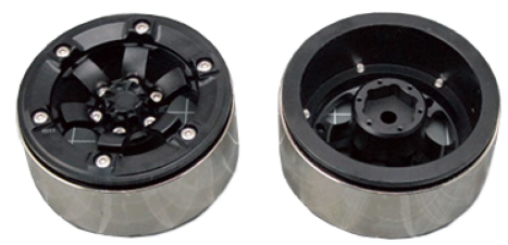 Kovové Beadlock disky 1.9 CNC 48.2mm, 2ks