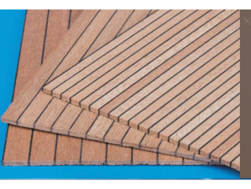 Krick Deska paluby plank mahagon černá 5/0.5mm