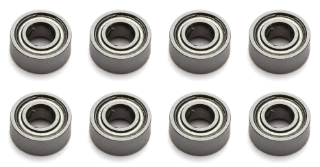 Kuličkové ložiska 3x7x3mm, 8 ks.