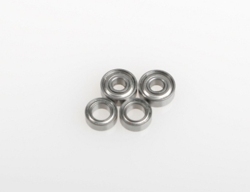 Kuličkové ložisko 2x 4x7x2,5mm a 2x 3x8x3mm (MR74ZZ / MR83ZZ)