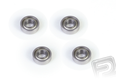 Kuličkové ložisko 5x12x4mm, 4 ks.