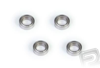 Kuličkové ložisko 6x10x3mm, 4 ks.