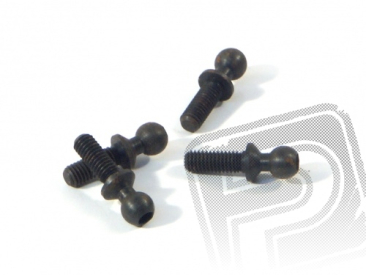 Kulové čepy 4.3x13mm (2mm závit/4ks)