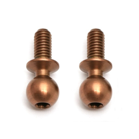 Kulové čepy, 6 mm, TiN, 2 ks.