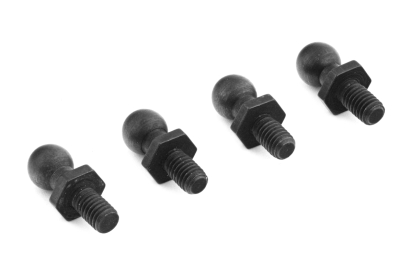 Kulové čepy, střední 8mm, 4ks. - S10 Twister - 1/10 2WD Buggy