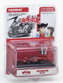 Kyosho Ferrari Dino 206 N 17 Racing 1967 - The Circuit Wolf - Yatabe Rs - By Satoshi Ikezawa - Manga Movie 1:64 Red