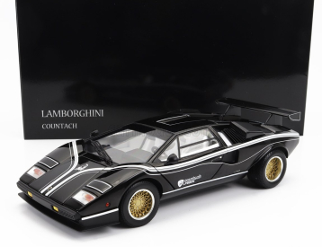 Kyosho Lamborghini Countach Lp500 R Quattrovalvole 1982 1:18 Černá Bílá