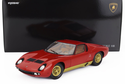Kyosho Lamborghini Miura P400 1968 1:18 Červené Zlato