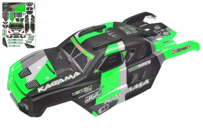 Lakovaná karoserie včetně samolepek - Kagama - zelená