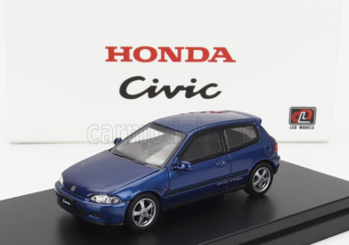 Lcd-model Honda Civic Eg6 Vtec 1993 1:64 Blue