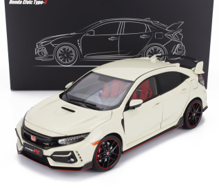 Lcd-model Honda Civic Type-r (fk8) 2020 1:18 Bílá