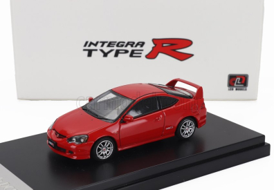 Lcd-model Honda Integra (dc5) Type R 2006 1:64 Red