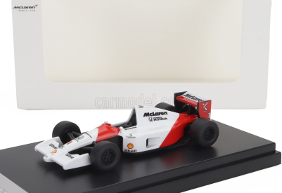Lcd-model Mclaren F1  Mp4/6 Honda N 1 World Champion Season 1991 Ayrton Senna 1:64 Červená Bílá