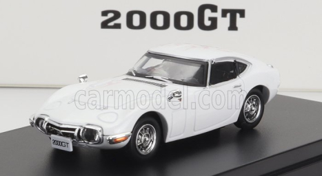 Lcd-model Toyota 2000gt Coupe 1967 1:64 Bílá