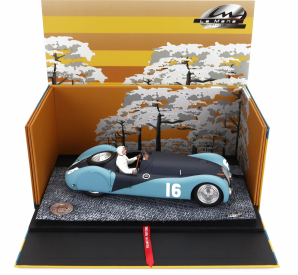 Le mans miniatures Bugatti F1  Type 57s 45 N 16 A.c.f. Gp 1937 Pierre Wimille 1:18 2 Tóny Matné Modré