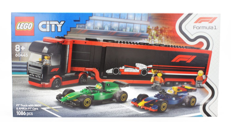 Lego Accessories Lego City - F1  Truck Car Transporter Red Bull Rb20 + Aston Martin Amr24 Cars 2024 - 1086 Pezzi - 1086 Pcs Různé