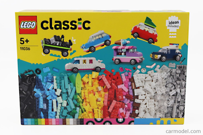 Lego Automobile Lego Classic - Veicoli Creativi - Auto Colorate - Free Build