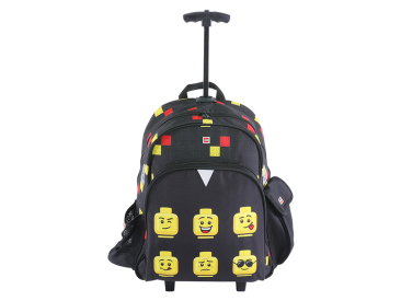 LEGO batoh trolley - Faces Black