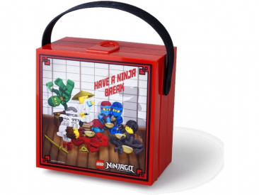 LEGO box na svačinu s rukojetí - Ninjago