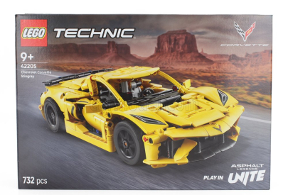 Lego Chevrolet Lego Technic - Corvette Stingray 2024 - 732 Pezzi - 732 Pcs Žlutá