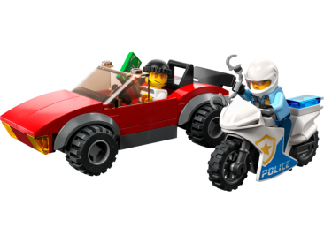 LEGO City - Honička auta s policejní motorkou