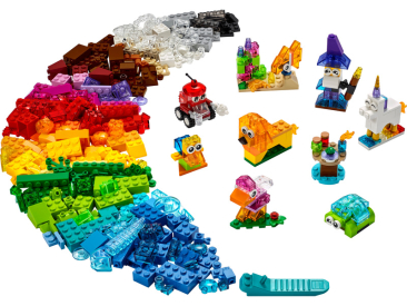 LEGO Classic - Průhledné kreativní kostky